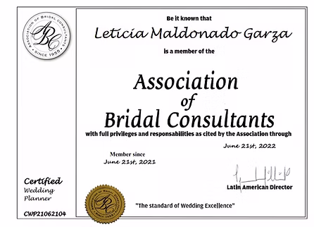 Certificado ABC — Leticia Maldonado Garza